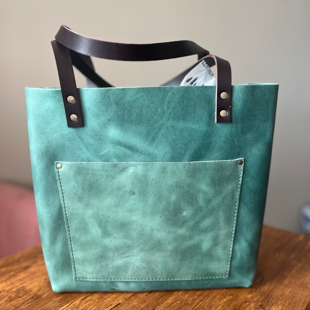 Portland Leather Tote Bag Medium Classic